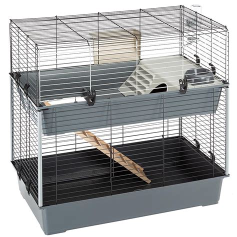 Walmart rabbit cage - Morgete Wooden Rabbit Hutch with Two Slide Tray Outdoor Bunny Cage Indoor Guinea Pig Habitat Pet House for Small Animals - Gray 52 3.8 out of 5 Stars. 52 reviews 2-day shipping